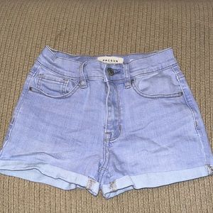 Pacsun the shortie jean shorts